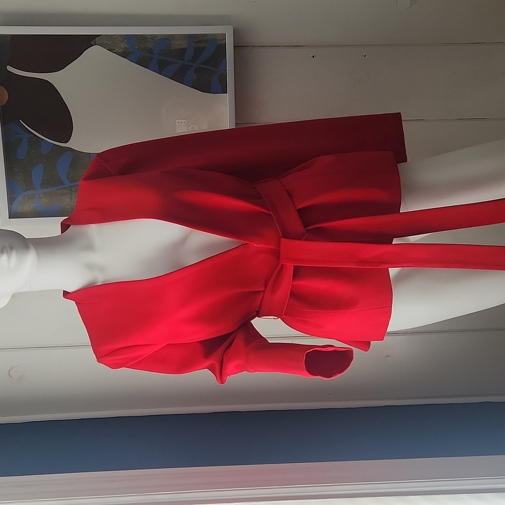 Liz Claiborne Tailored Jacket Red 14p